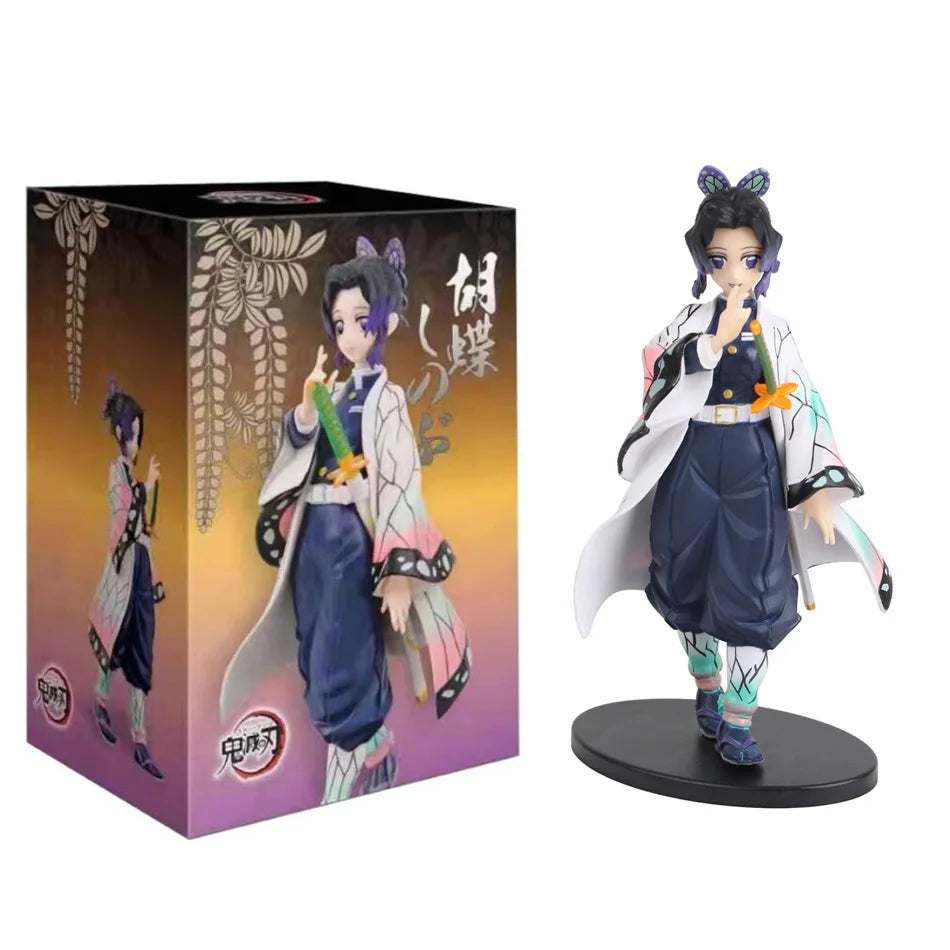 Demon Slayer: Kimetsu No Yaiba PVC Action Figures - Collectible Kamado Tanjirou, Agatsuma Zenitsu & Nezuko Warrior Models