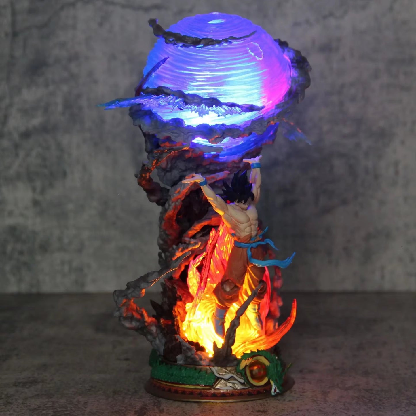 25Cm Dragon Ball Anime Spirit Bomb Sou Goku Action Figure Super Saiya Collection Toy Gift