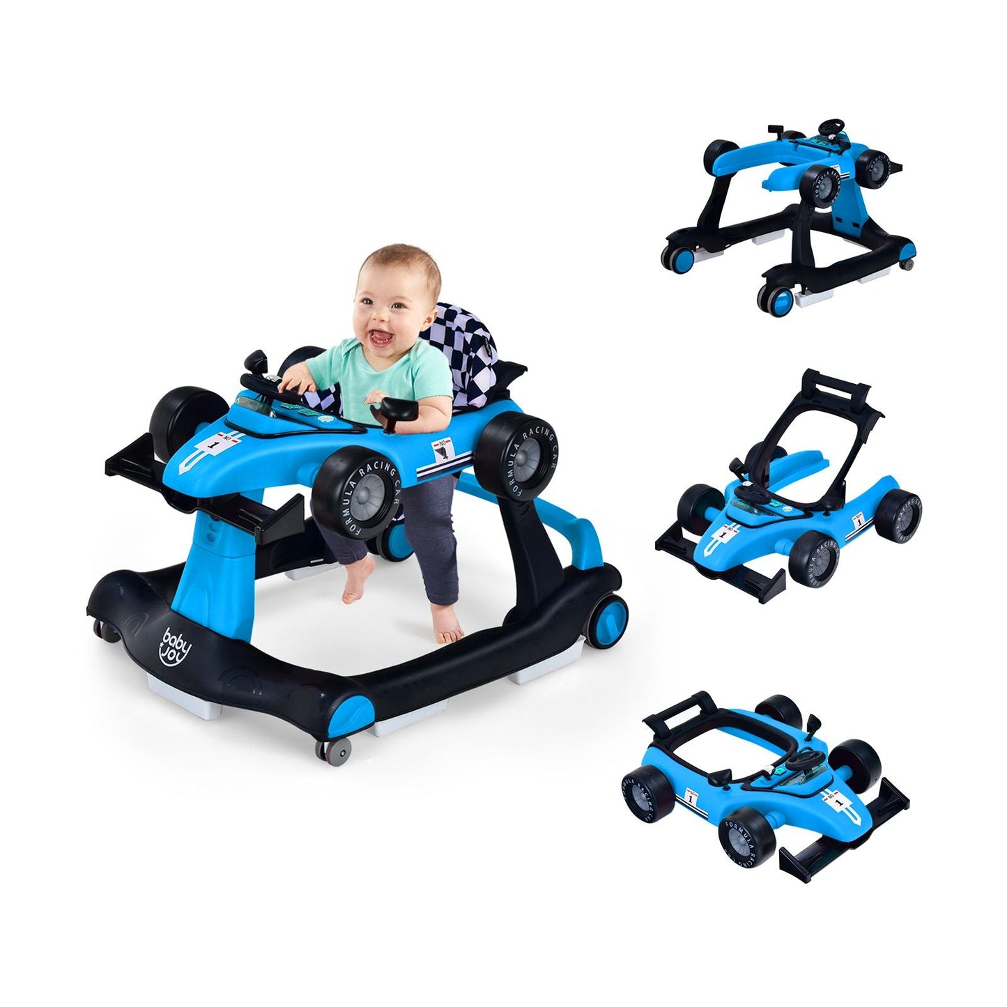 Versatile 4-In-1 Baby Push Walker
