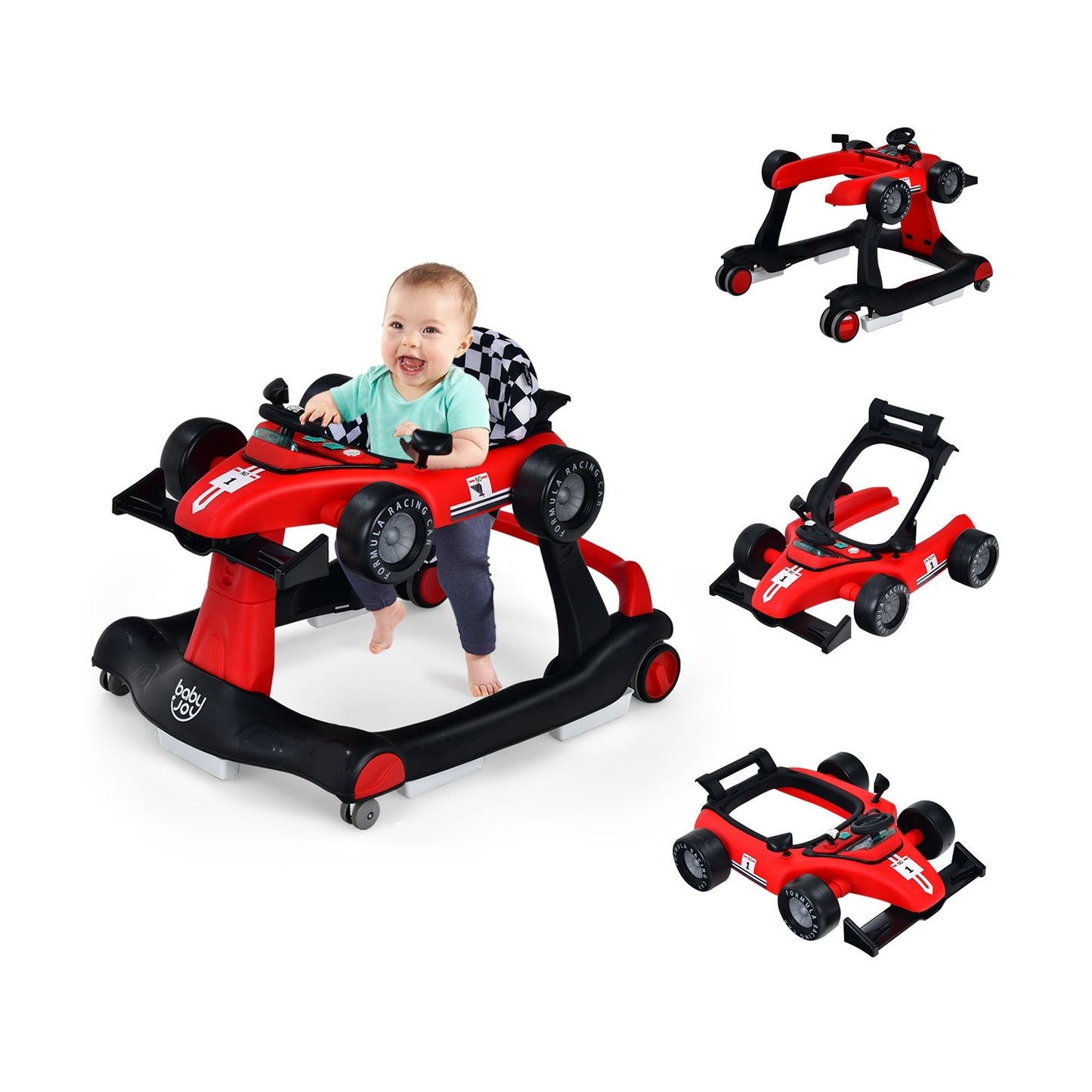 Versatile 4-In-1 Baby Push Walker