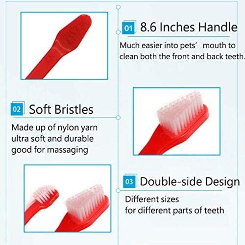 10 Pack Pet Dog Toothbrush