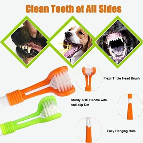 10 Pack Pet Dog Toothbrush