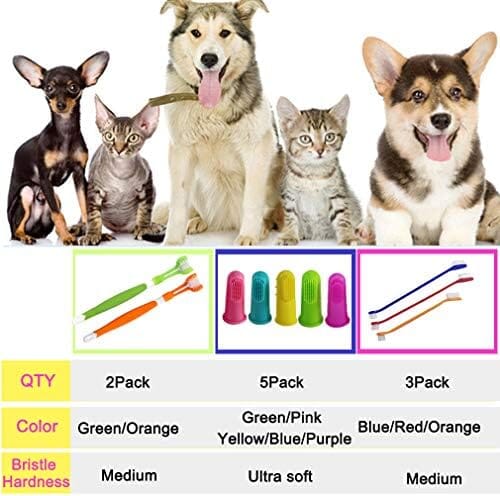 10 Pack Pet Dog Toothbrush