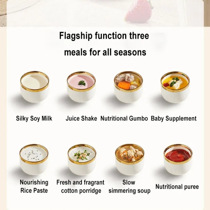 Multi-functional Heating Blender Machine Household Heating Wall-breaking Soybean Milk Machine