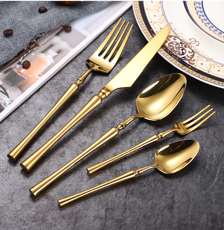 Serena Shine Gold Cutlery Set