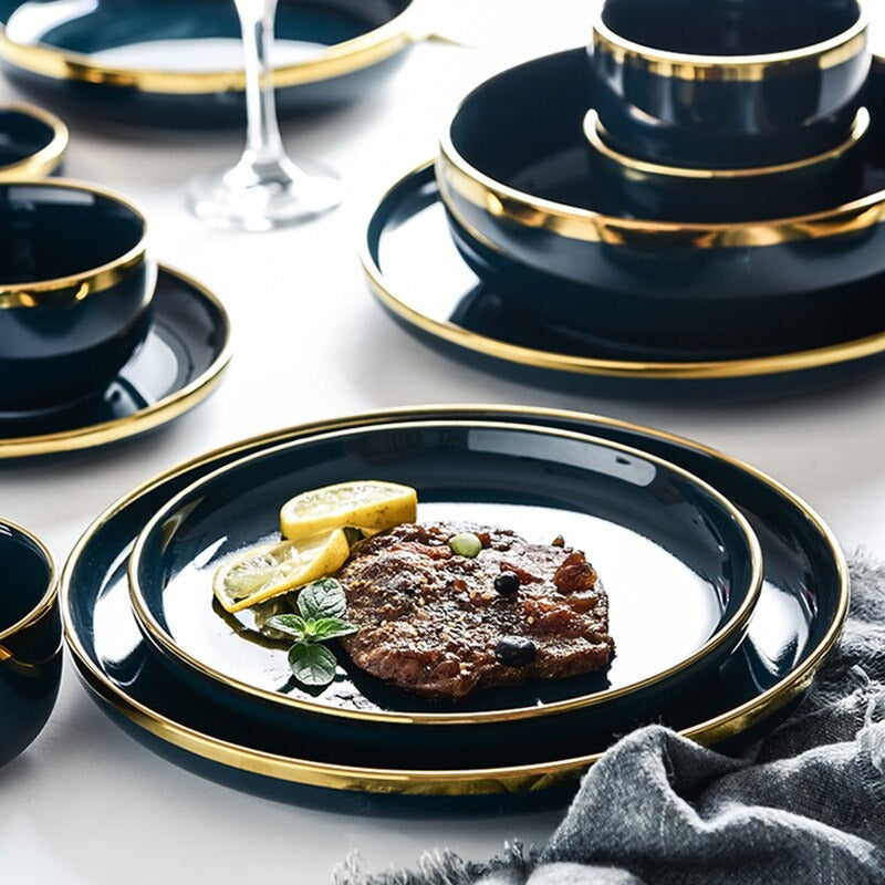 Oxford Blue Luxury Dinnerware Set