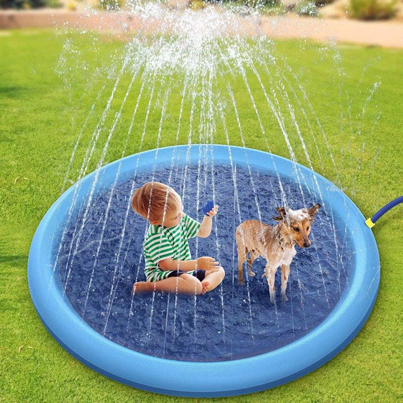 Dog Splash Pad : Splash Sprinkler Pad For Dogs