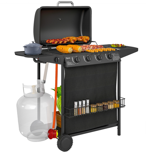 5-Burner Portable Gas BBQ Grill