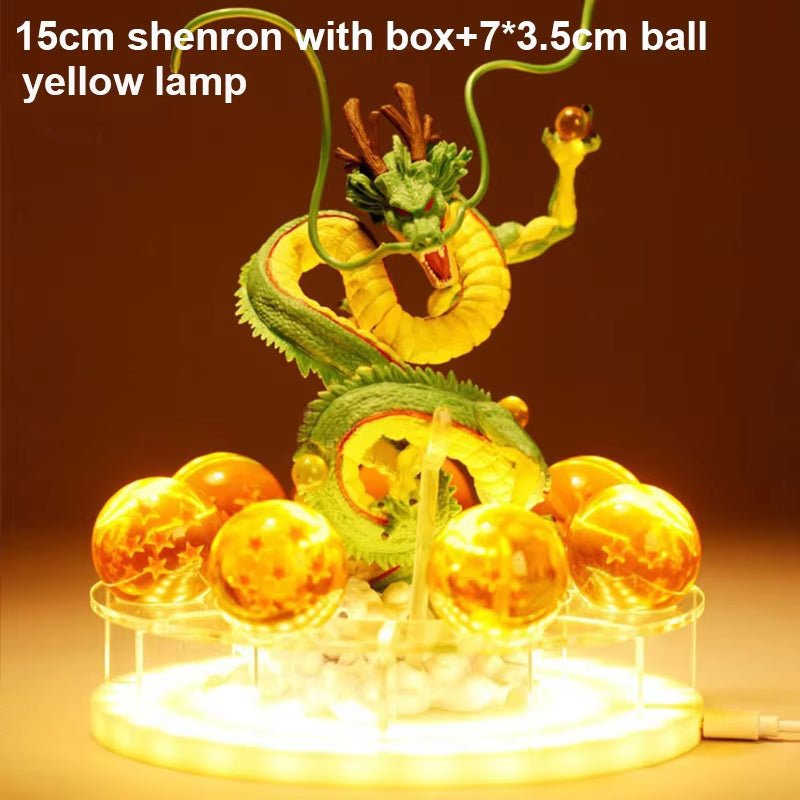 Z Shenron Lamp Super Saiyan Goku Action Figure Shenlong Model Light Base Collection Gift