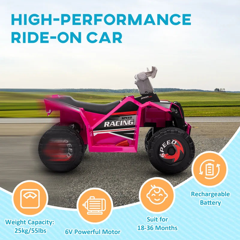 Cavender 6V 1 Seater All-Terrain Vehicles Battery Powered Ride On