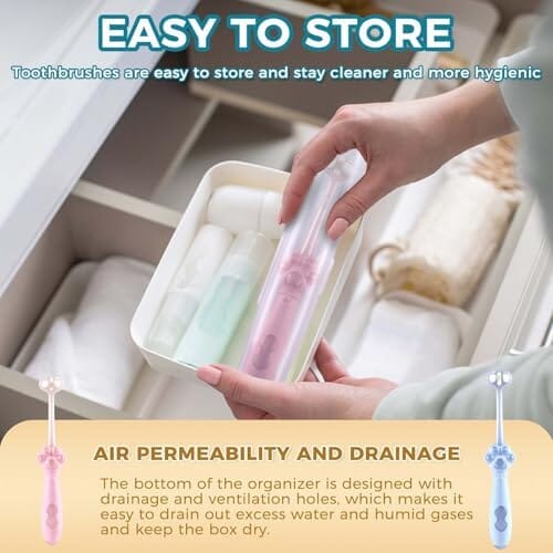 2-Pack 3-Sided Dog Toothbrush