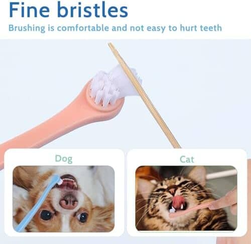 2 Pack Dog and Cat Toothbrush Kit