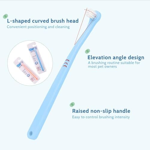 2 Pack Dog and Cat Toothbrush Kit