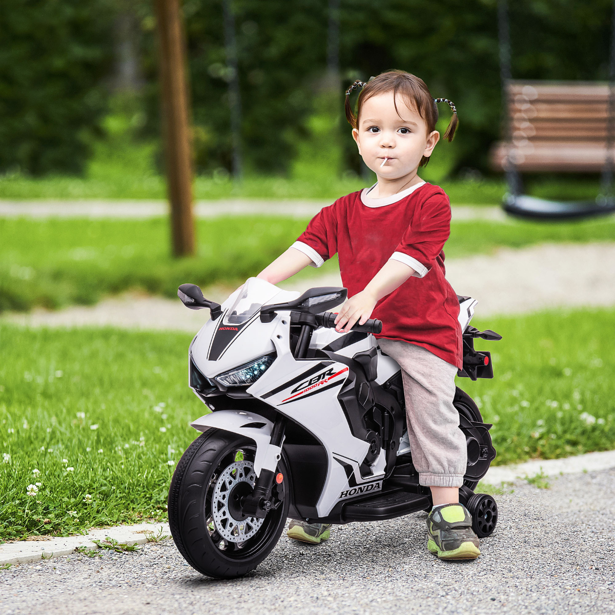 Honda Licensed 6V Kids Electric Motorbike Ride On Car for 3-5 Years