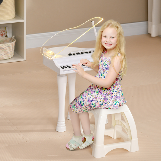 AIYAPLAY 32-Key Kids Piano Keyboard with Microphone