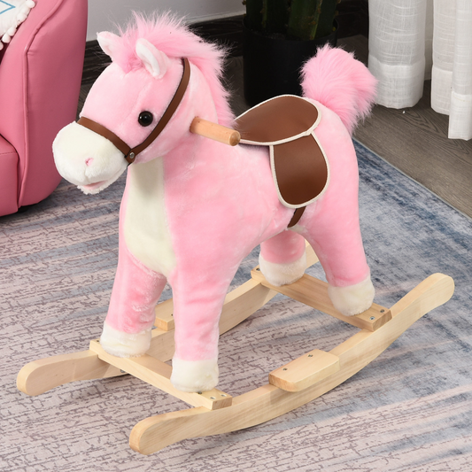 Plush Rocking Horse for Toddlers 18-36 Months