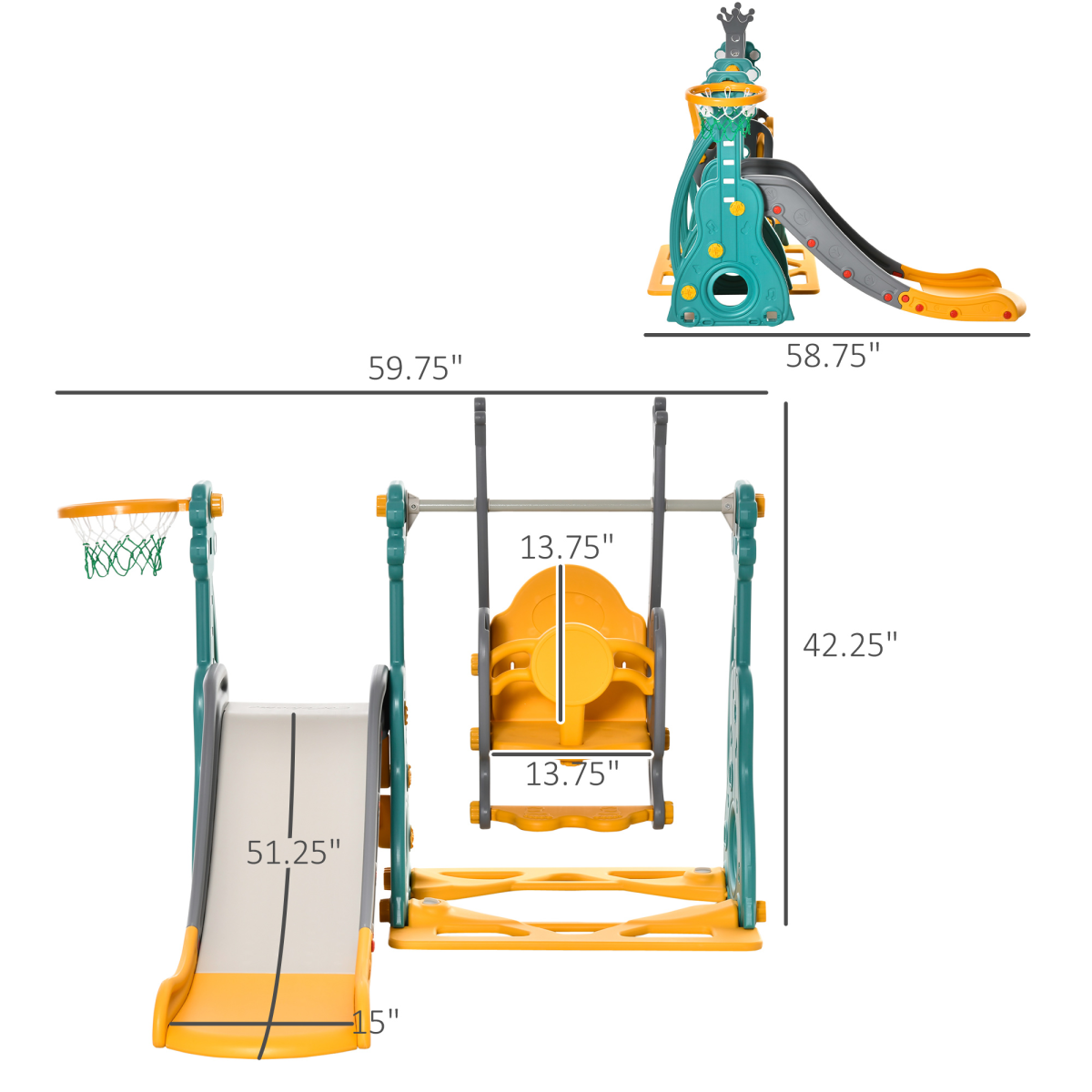 Ultimate Kids Swing & Slide Set - Safe, Fun Playground for Young Adventurers