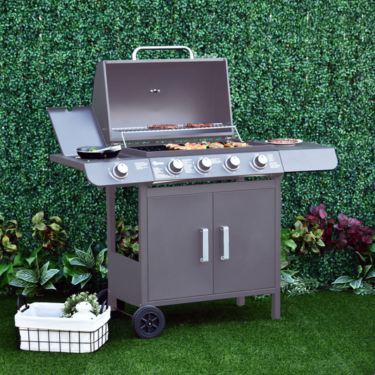4-Burner Stainless Steel Gas BBQ Grill