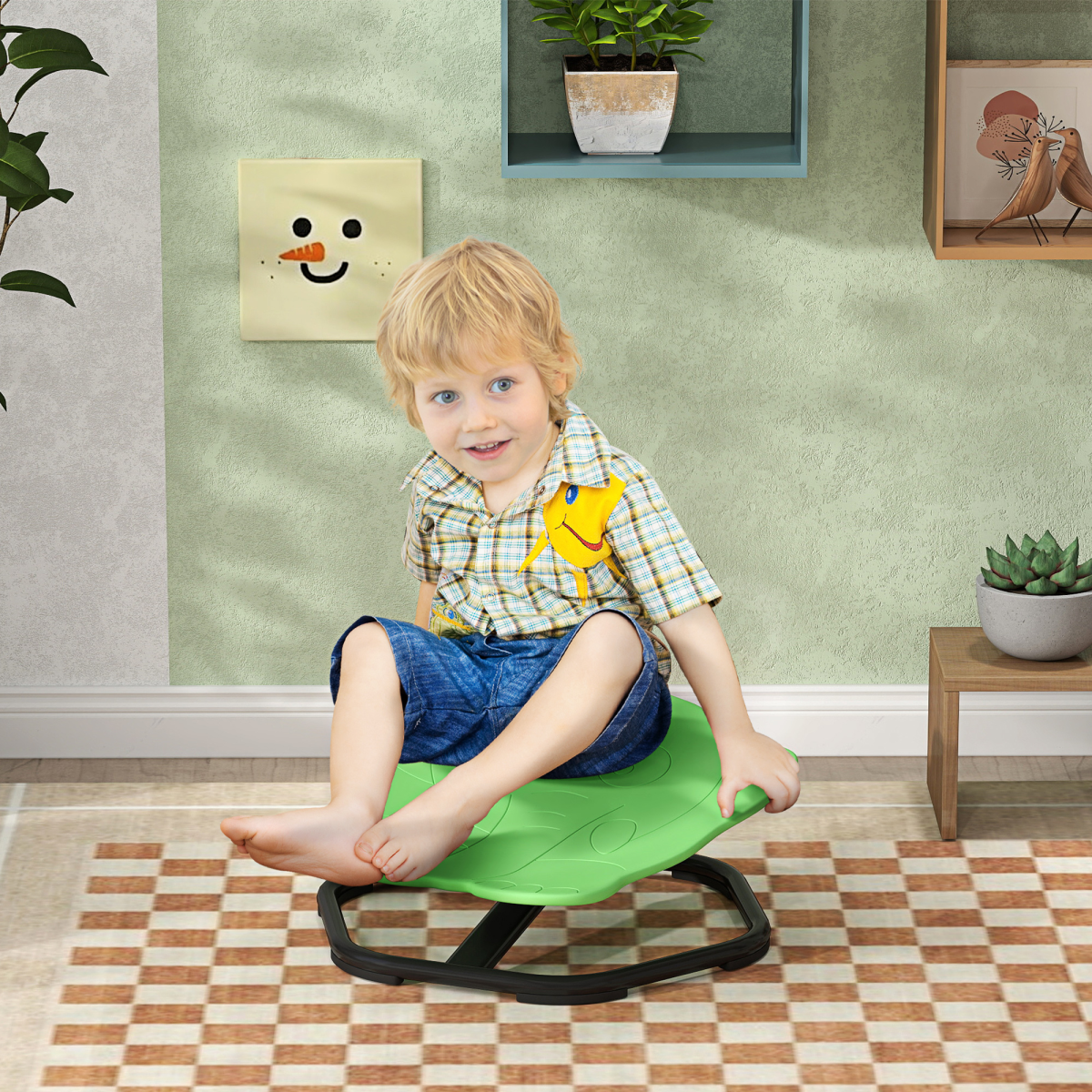 AIYAPLAY Sensory Spinning Chair for Kids