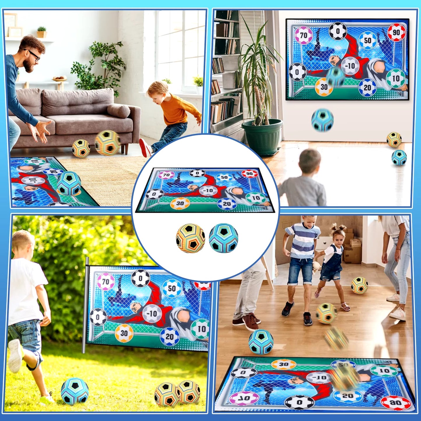 Ultimate Foldable Soccer Game Set for Kids 3-8