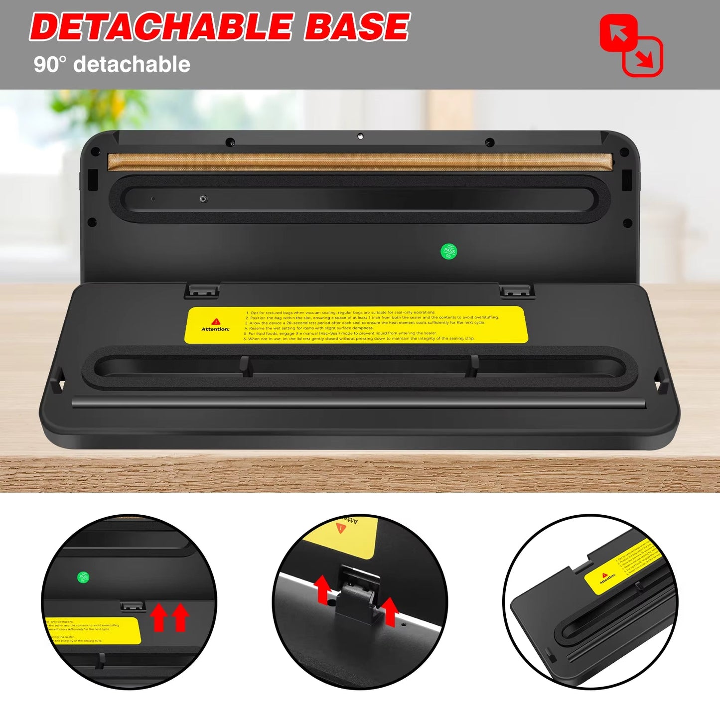 5-In-1 Multi-Functional Food Vacuum Sealer with 10 Sealer Bags
