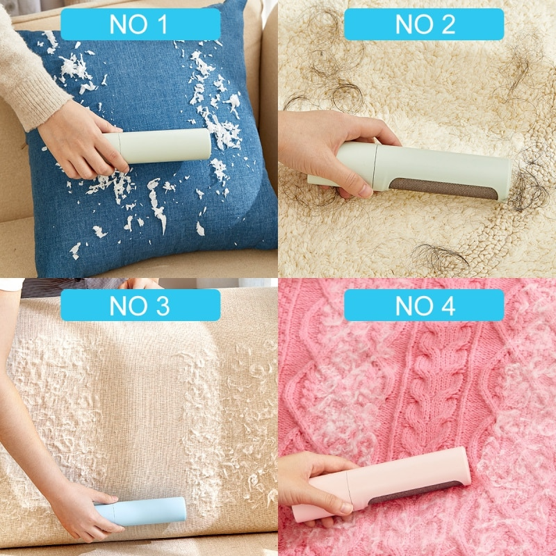 Pet Hair Remover Roller Brush For Clothes: Dog Hair and Lint Remover For Furniture