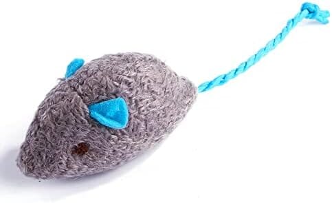 3 Pack Cat Toy Interactive Toy Plush Mouse Shaped Toy