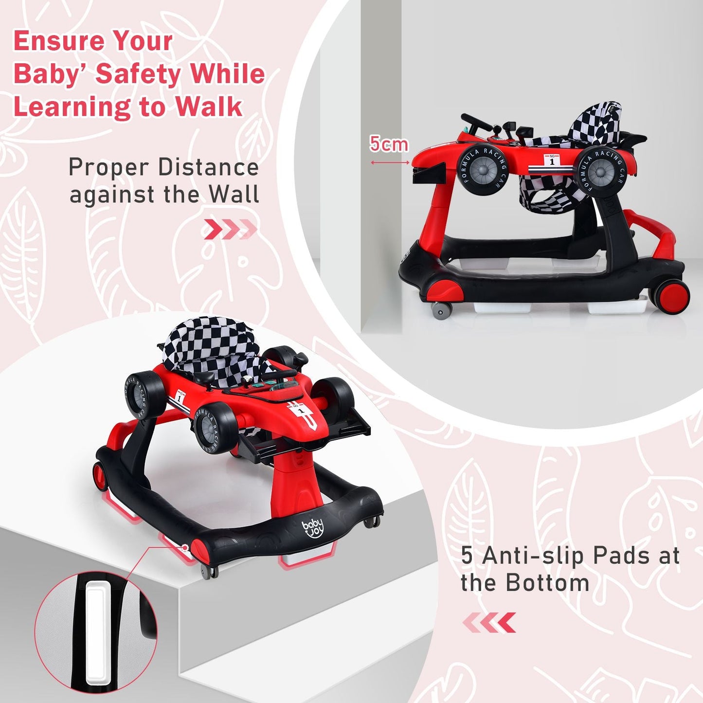 Versatile 4-In-1 Baby Push Walker