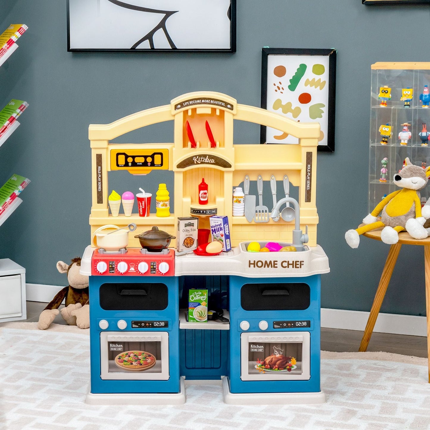 Ultimate 69-Piece Kids Kitchen Playset