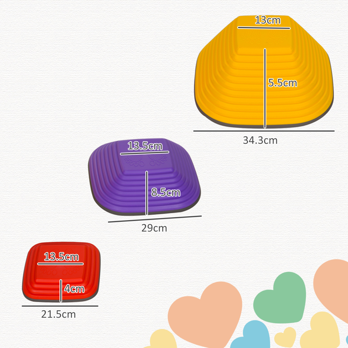 AIYAPLAY Balance Stepping Stones for Kids Aged 3-8