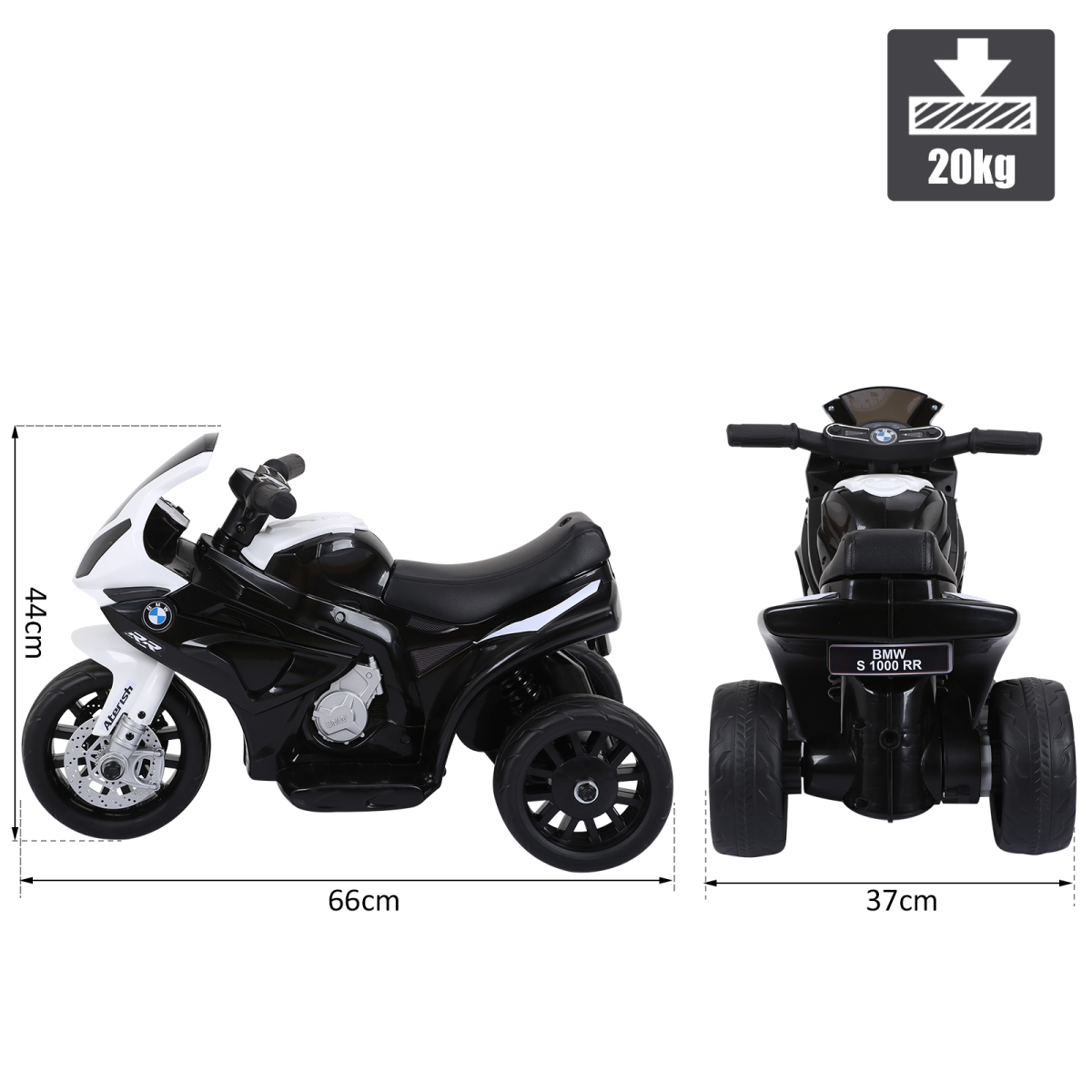 BMW Licensed Electric Kids Motorcycle with Lights & Music