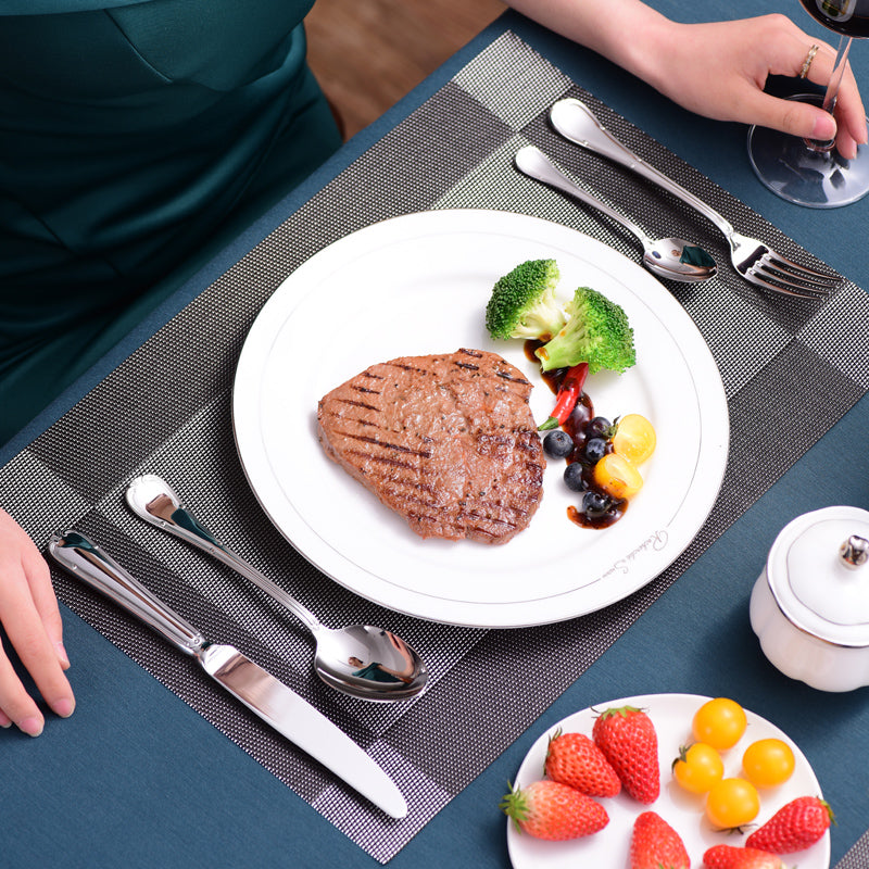 Selena Silver Luxury Cutlery Set