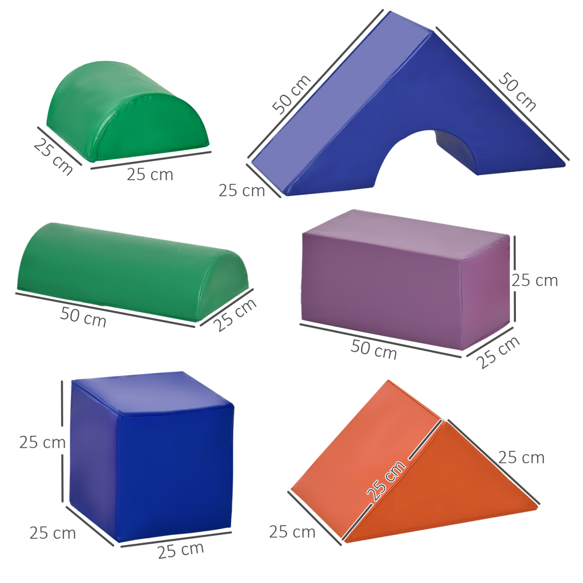 11-Piece Soft Foam Puzzle Blocks Set for Toddler