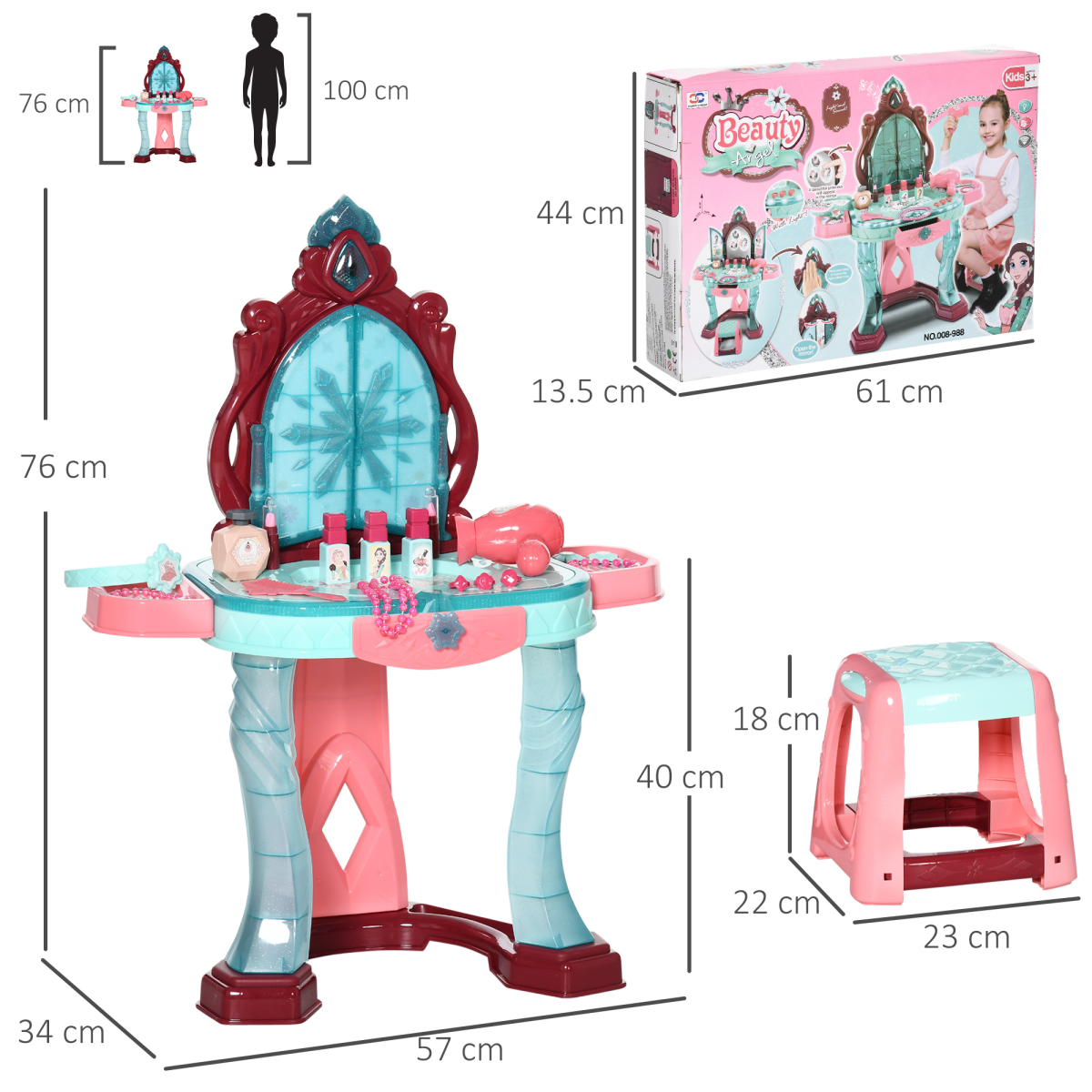 Magical Princess Dressing Table Set