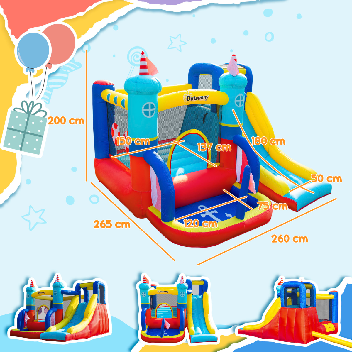 Ultimate Kids Inflatable Bouncy Castle