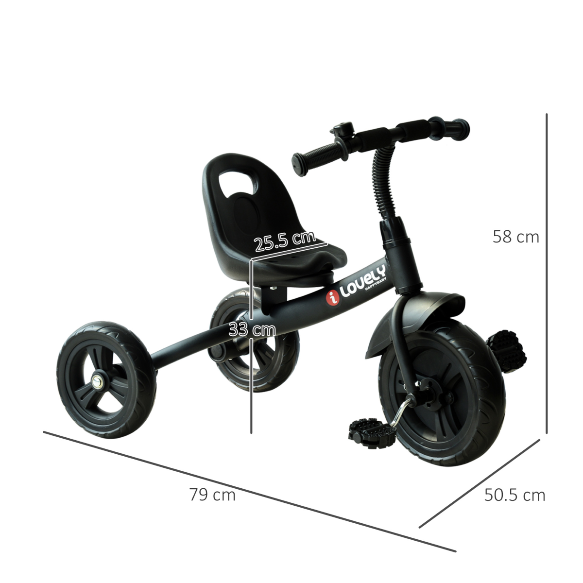Kids Tricycle Safe 3-Wheel Fun for Toddlers
