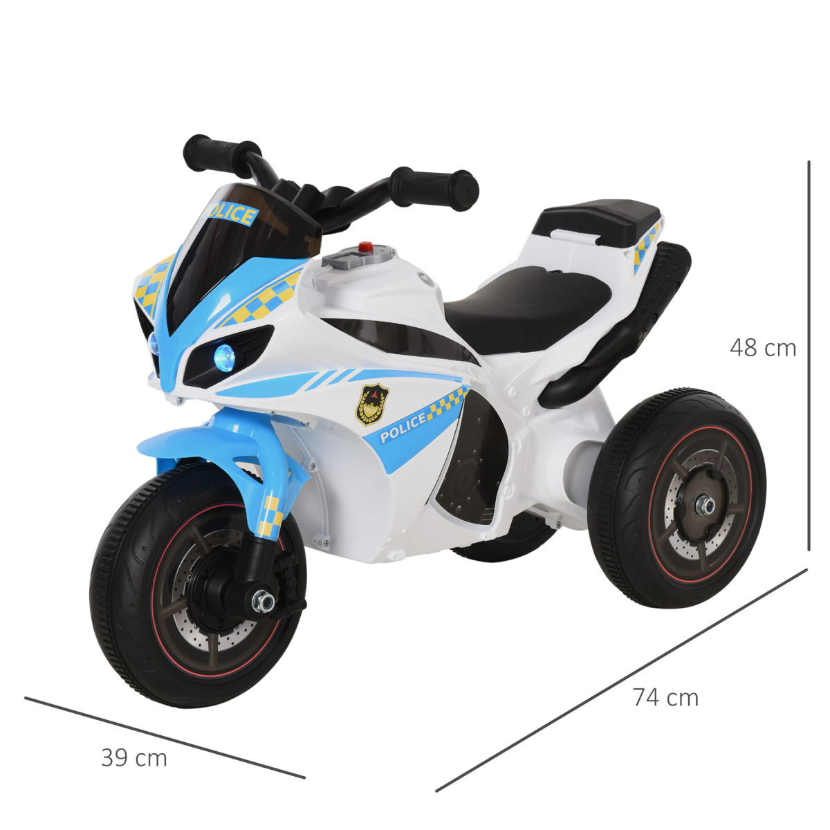 Exciting 3-Wheel Police Bike for Kids