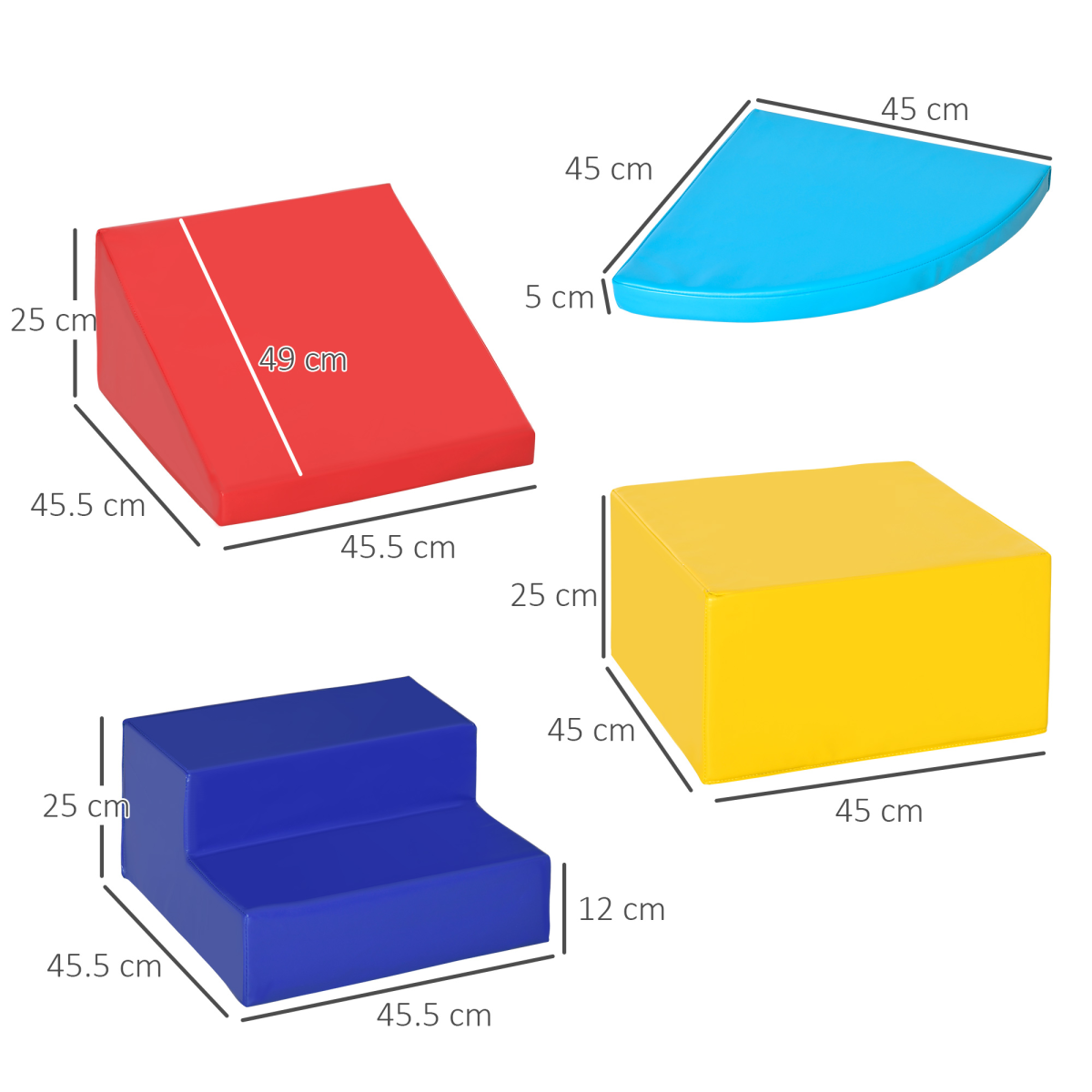 Soft Play Set: 4-Piece Foam Climb for Toddlers
