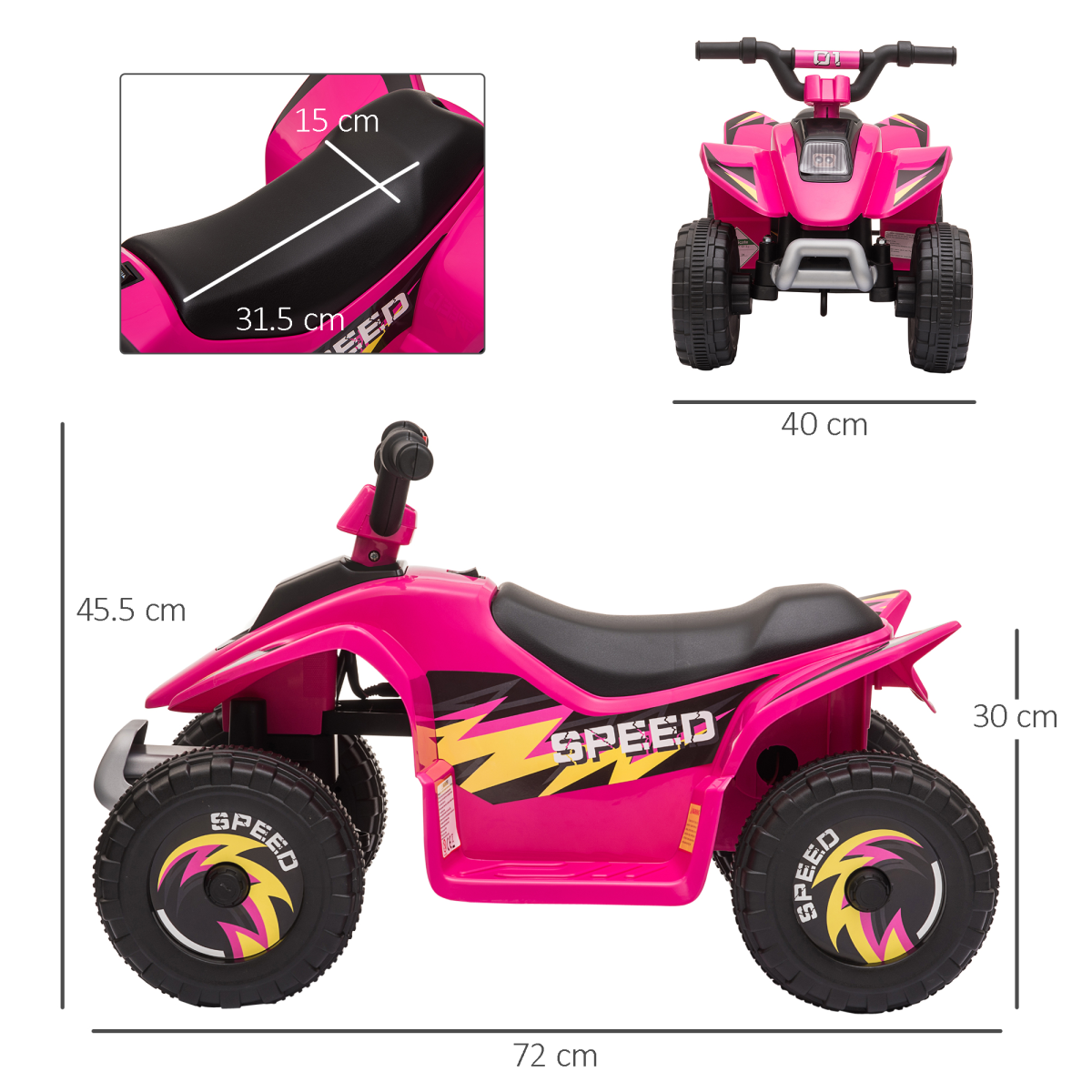 Adventure Awaits: 6V Kids Electric Ride-On Car for Toddlers - Pink Fun!