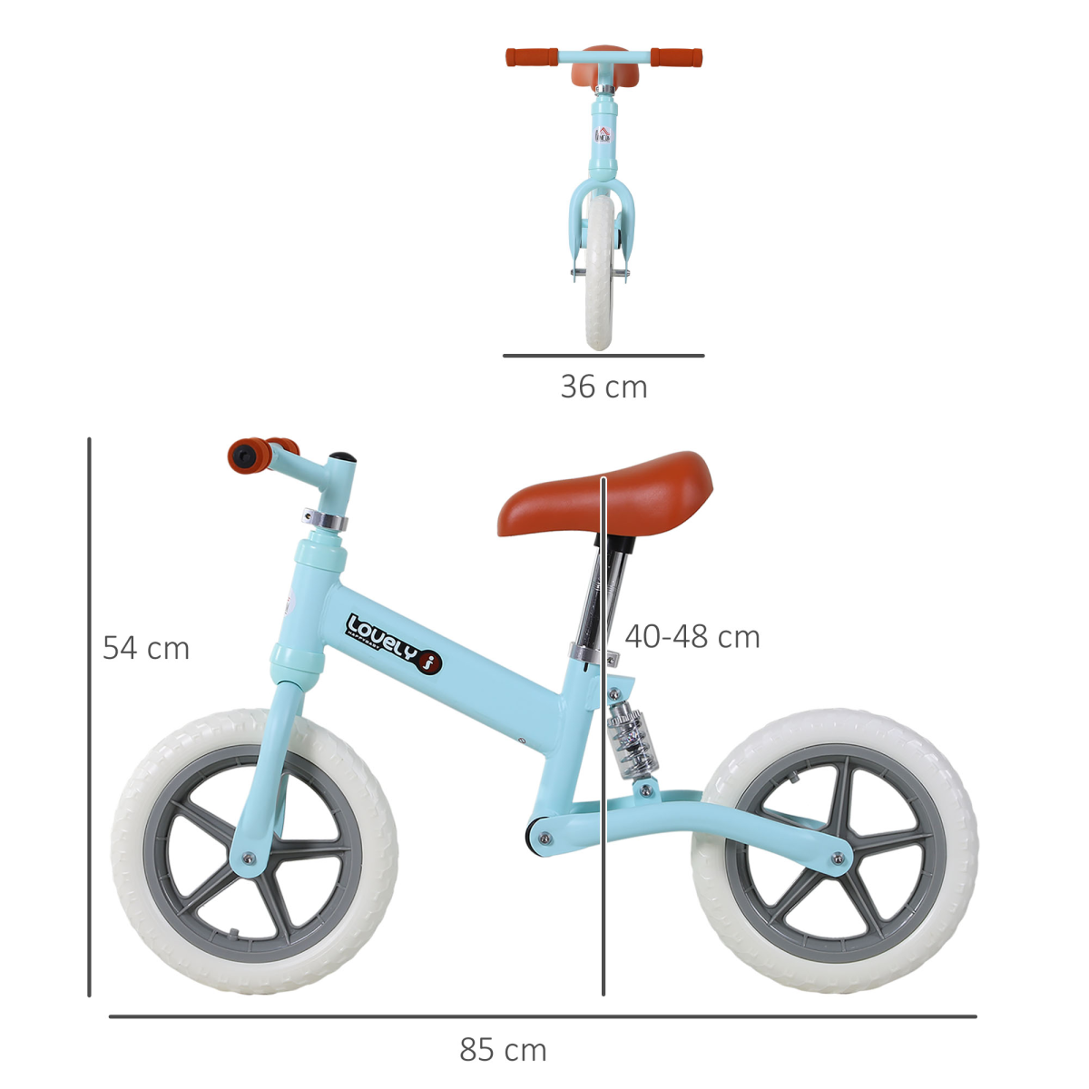 Adjustable No-Pedal Balance Bike for Kids 2-5 Years