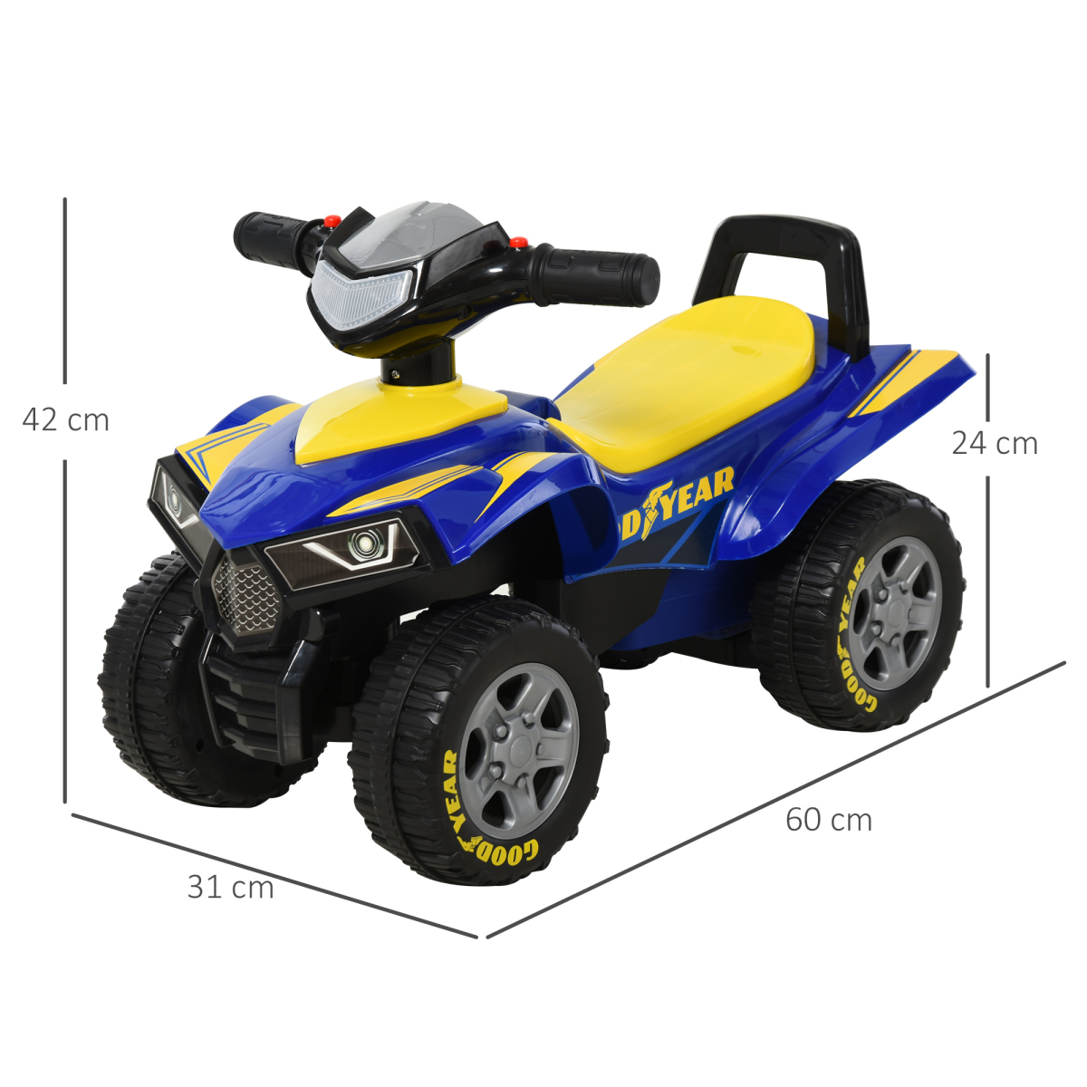 Goodyear Baby Quad Ride-On Walker