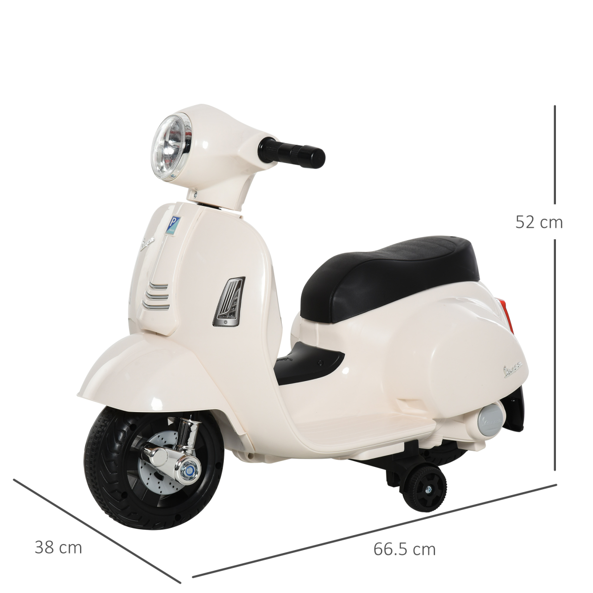 Vespa Kids Ride-On Motorcycle - 6V Electric Toy