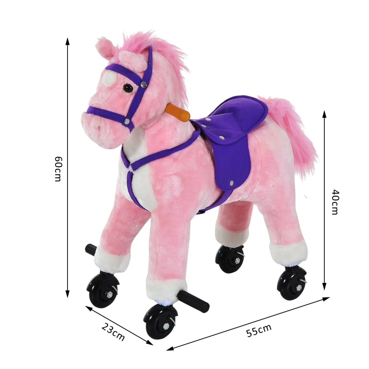 Deluxe Wheeled Rocking Horse