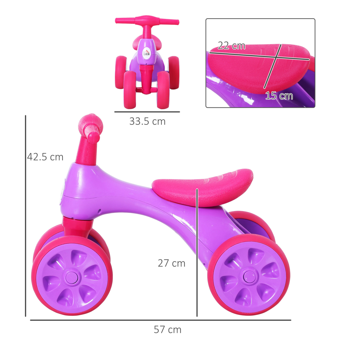 Violet Baby Balance Bike