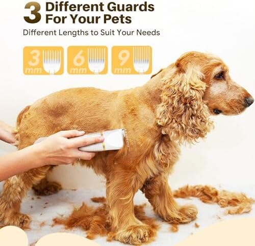 4 in 1 Electric Cordless Dog Paw Trimmer with Nail Grinder