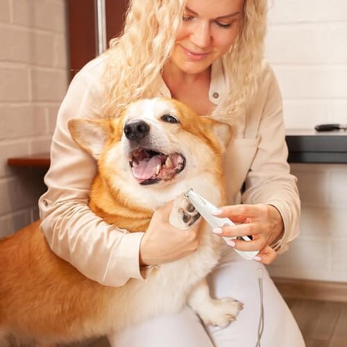 4 in 1 Electric Cordless Dog Paw Trimmer with Nail Grinder