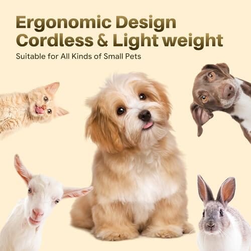 4 in 1 Electric Cordless Dog Paw Trimmer with Nail Grinder