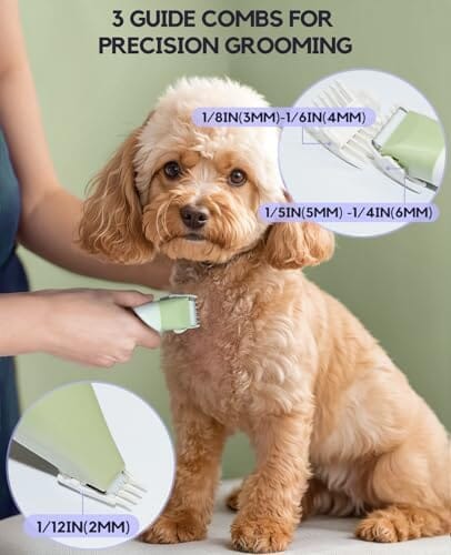 4 in 1 Quiet Cordless Dog Paw Trimmer & Nail Grinder