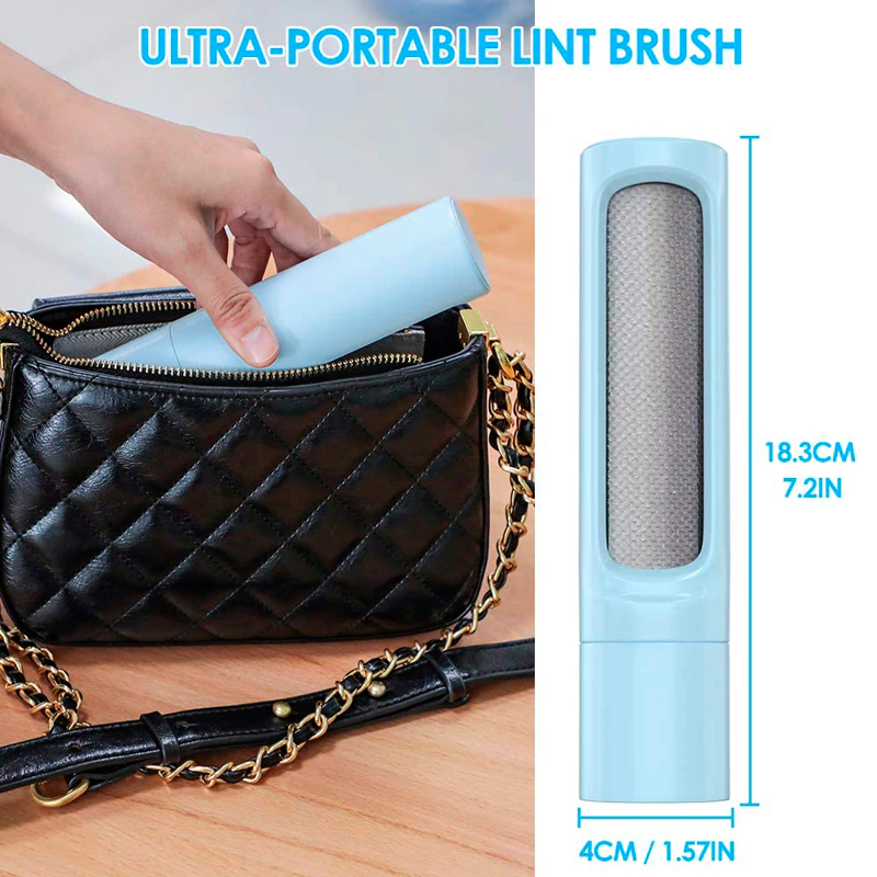 Pet Hair Remover Roller Brush For Clothes: Dog Hair and Lint Remover For Furniture