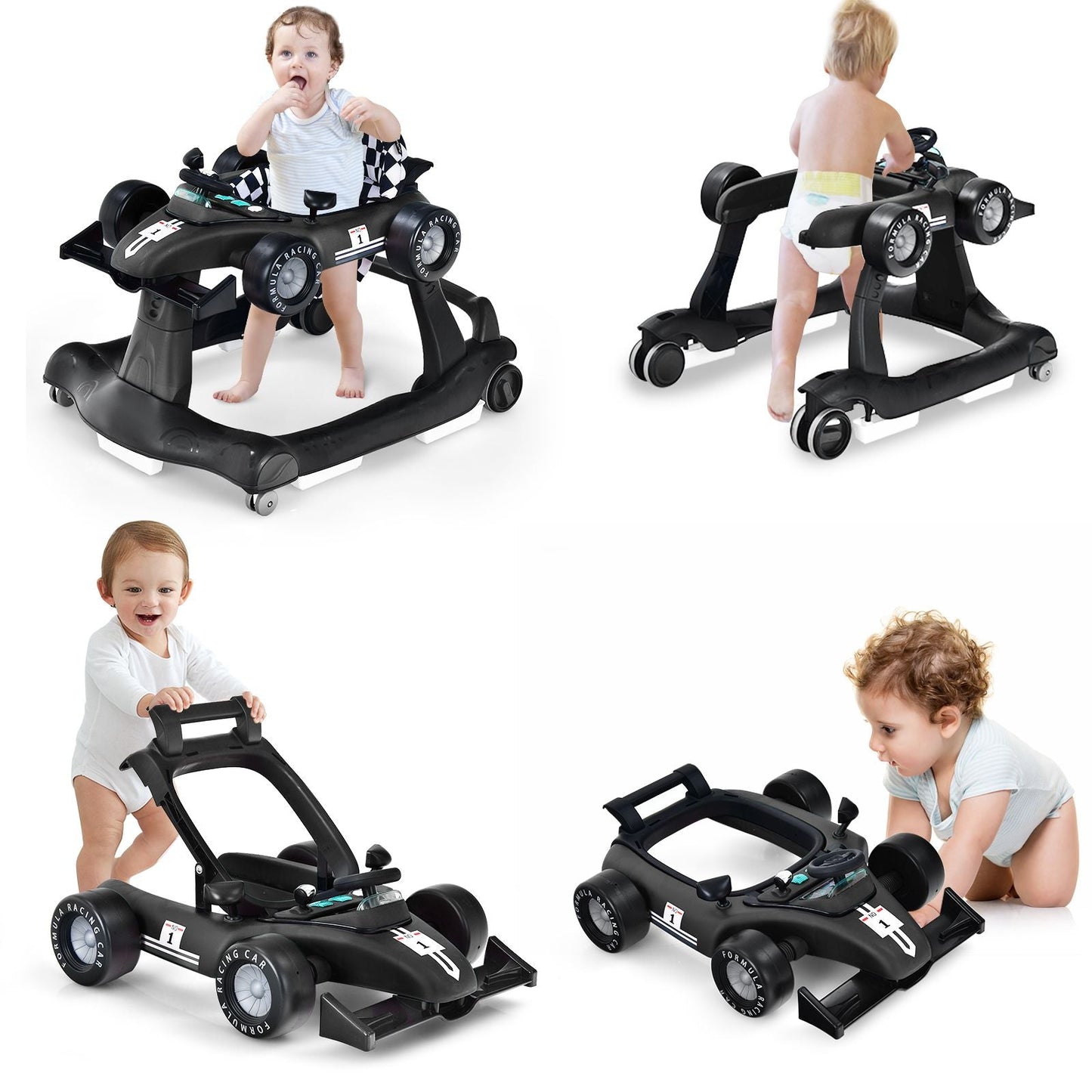 Versatile 4-In-1 Baby Push Walker